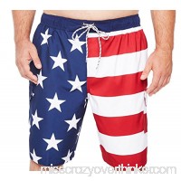 The Foundry Men's Big & Tall USA American Flag Swim Trunks Shorts B07C4YXTJ2